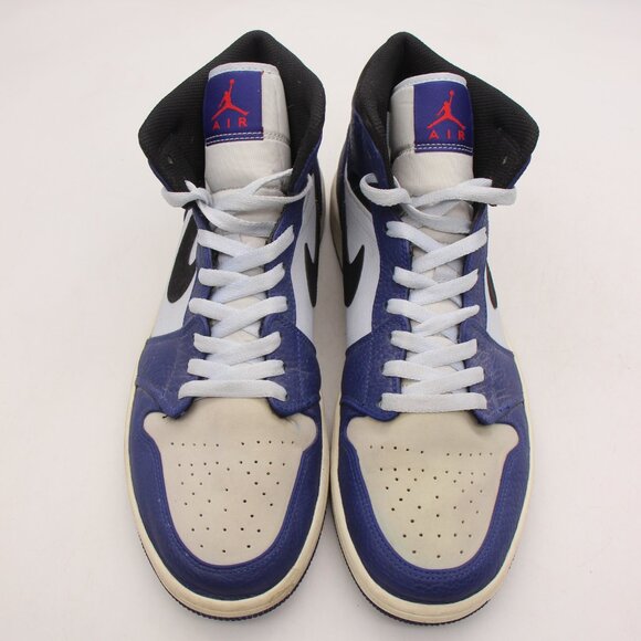 Nike Air Jordan Men's 12 Deep Royal Blue Leather Athletic Sneakers 852542-400 - Picture 2 of 10